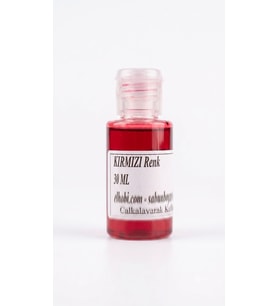 1 Adet Sabun Boyası veya Renklendirici - Kırmızı - 30ml