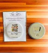10 Adet Söz, Nişan, Nikah, Düğün Hediyesi Buton Açacak Magnet Kart ve Ambalajlı Tek Tek (btnmg1)