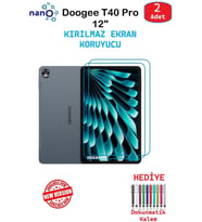 Doogee T40 PRO 12"  İçin Nano Ekran Koruyucu 9h Esnek 2 ADET