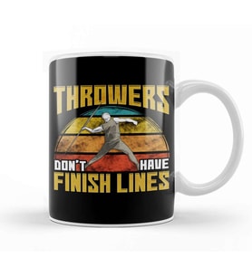 Throwers Don't Have Finish Lines Funny Javelin Kupa Bardak Porselen