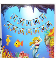 Deniz Kızı Ariel İyi Ki Doğdun Banner-
