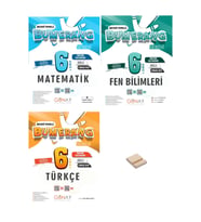 6. Sınıf Bumerang Matematik Fen ve Türkçe Etkinlikli Soru Bankası 3lü Set + Telefon Standı