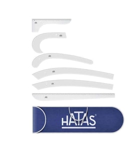HATAS KOD:02170 RİGA CETVEL SETİ (AKRİLİK) ÇANTALI