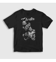 Presmono Unisex Çocuk Siyah Chester V2 Linkin Park T-Shirt 97457tt