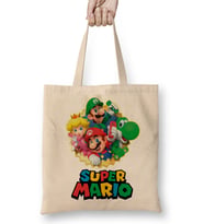 Süper Maio Mario Bros Bez Çanta Uzun Saplı