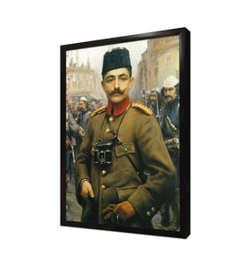 Enver Paşa Çerçeveli Mdf Tablo