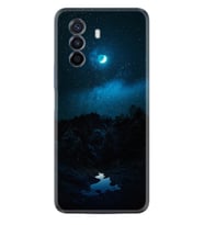 Huawei Nova Y70 Y90 Nova 9 SE  Kılıf Desemli Silikon Gece 1633