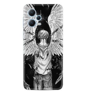 Xiaomi Redmi Note 12 4g Kılıf Resimli Desenli Silikon Platinium Series Angel 1883