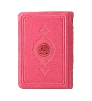 Cep Boy Kur'an-ı Kerim (Pembe, Kılıflı, Mühürlü)