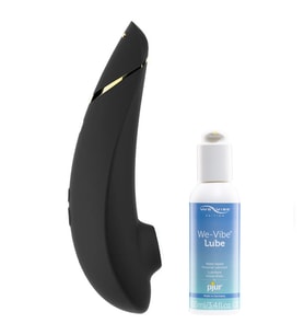 Womanizer Premium 2 Black Emiş Yapabilen Klitoris Vibratör+Jel