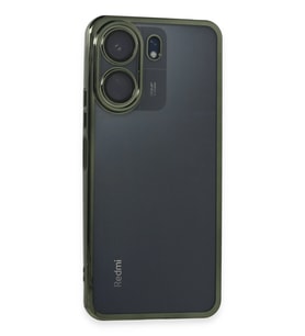 Redmi 13C Kılıf Lensli Silikon - Yeşil