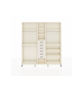 Arges Gardrop 10 Raflı 6 Çekmeceli 3 Askılı 220x30x243 Aytaşı-Aytaşı