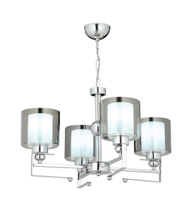 AVONNI AV-65227-4K Krom Kaplama Modern Avize E27 Metal Cam 58cm
