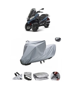 Piaggio MP3 300  Su Geçirmez Motosiklet Brandası ARKA ÇANTA UYUMLU