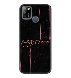 INFINIX Smart 4 5 6 Zero 8 S5 Pro Kılıf Desemli Silikon Meow 1657