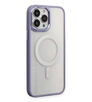 iPhone 15 Pro Max Kılıf Room Magneticsafe Silikon - Lila