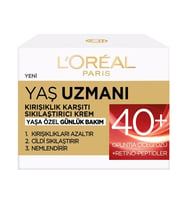 Loreal Yaş Uzumanı 40 Yaş Ve Üstü Kırışıkşıklık Karşıtı Sıklaştırıcı Krem 50 ml