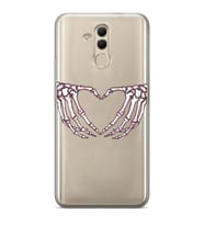 Huawei Mate 20 Lite Uyumlu Baskılı Yumuşak Silikon Şeffaf Telefon Kılıfı