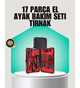 Siyah Kaymaz Teknolojili El Ayak Bakım Seti