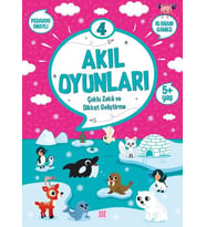 Akıl Oyunları 4 (5+ Yaş) - Çoklu Zeka ve Dikkat Geliştirme
