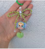 CryBaby Bileklikli Telefon Aksesuarı ve Anahtarlık 1 ADET (Yeşil)