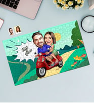 Kişiye Özel 240 Parça Çift Temalı Karikatürlü Puzzle