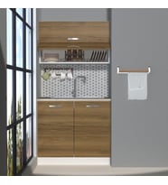 Decoraktiv Mini 90Y MDF Hazır Mutfak Dolabı - Tezgah Dahil (PERA MODA)