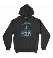 Basketball Father Siyah Kapşonlu Sweatshirt Hoddie