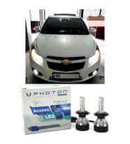 Chevrolet Cruze Led Xenon Uzun + Kısa Far Ampulü H4 Access Yeni Seri Beyaz