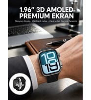 Rs12 Pro+ 2025 Serisi Özel Üretim Full Ekranlı Akıllı Saat – Nabız Ve Uyku Takibi, Bluetooth Arama,