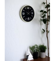 36 Cm Krem Şık Dekoratif Duvar Saati (Standart)