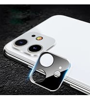iPhone 11 6.1 İnch 3D Metal Kamera Koruyucu Metal Lens-(5775) - SSSSSS1358-5109
