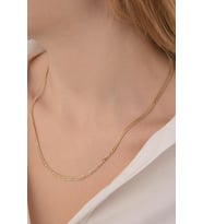 14 Ayar Altın Sıkı Gurmet Zincir 2.90 mm (Beyaz)
