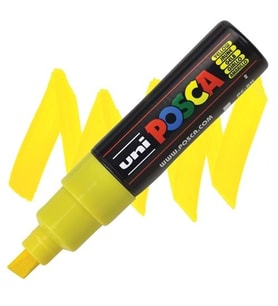 POSCA 8K 8.0MM SARI Uni Posca Marker Pc-8k Bold 8.0 Mm Yellow