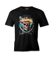 Kurukafa Korsan - Pirate Swords Siyah Erkek Tshirt