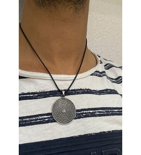 Esma Ül Hüsna ( Allah'ın 99 Ismi ) Gümüş Erkek Kolye