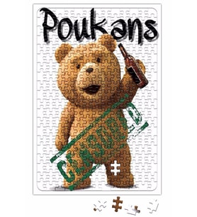Poukans Ted Puzzle 240 Parça Yapboz