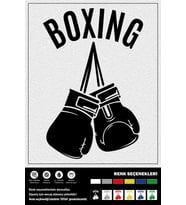 BOXING STICKER 15 x 10 cm ERU00084