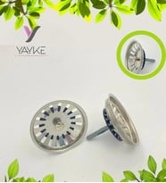 Yayke Çöpmak Lavabo Süzgeci Lavabo Gider Süzgeci Mutfak Lavabo Evye Süzgeci Metal Çay Süzgec