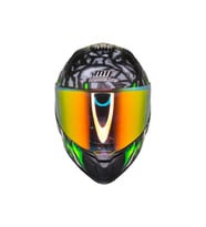 Motosiklet Kask Ece 22.R06 Güneş Vizörlü Full Face Motor Kaskı Skull Yeni