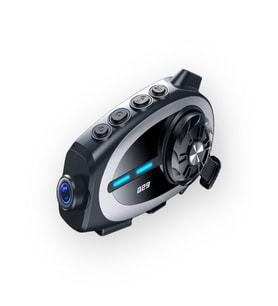 Q29 IPX6 Su Geçirmez Kameralı Kask Kulaklığı  500m İnterkom  Bluetooth 5.4  Motosiklet İçin