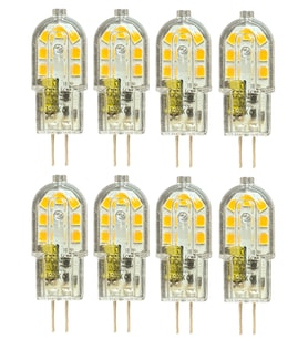 (8 Adet) Osaka 12Volt 3W Sarı Işık (3000K) G4 Duylu Led Kapsül Ampul