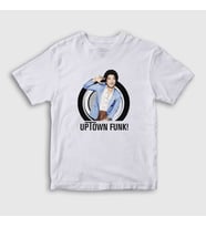 Presmono Unisex Çocuk Beyaz Uptown Funk Müzik Bruno Mars T-Shirt 477979tt