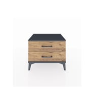 Hyperion Komodin 2 Çekmeceli 60x44x48 Antrasit-Çam