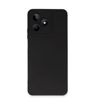Realme C53 Kılıf Nano İçi Kadife Silikon - Siyah