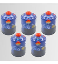 5'li Set - GOLF Butan Propan Kamp Gazı Valfli Kartuş 450 GR