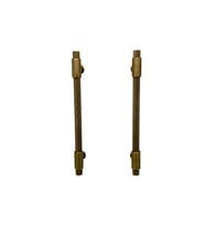 Handles Kulp Mobilya Dolap Mutfak Çekmece Kulpu 158 Mat Antik Sarı 224 Mm ( 22,4 Cm ) 2 Adet (STD)
