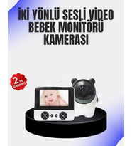 Uzaktan Kontrollü Bebek Kamerası Ninni ve Zoom Özellikli