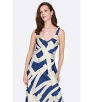 ONLJAMIE S/L MIDI DRESS CS PTM