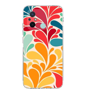 PrintiFy Xiaomi Redmi 12C ile Uyumlu Retro Color 5  Kamera Korumalı Şeffaf  Kılıf